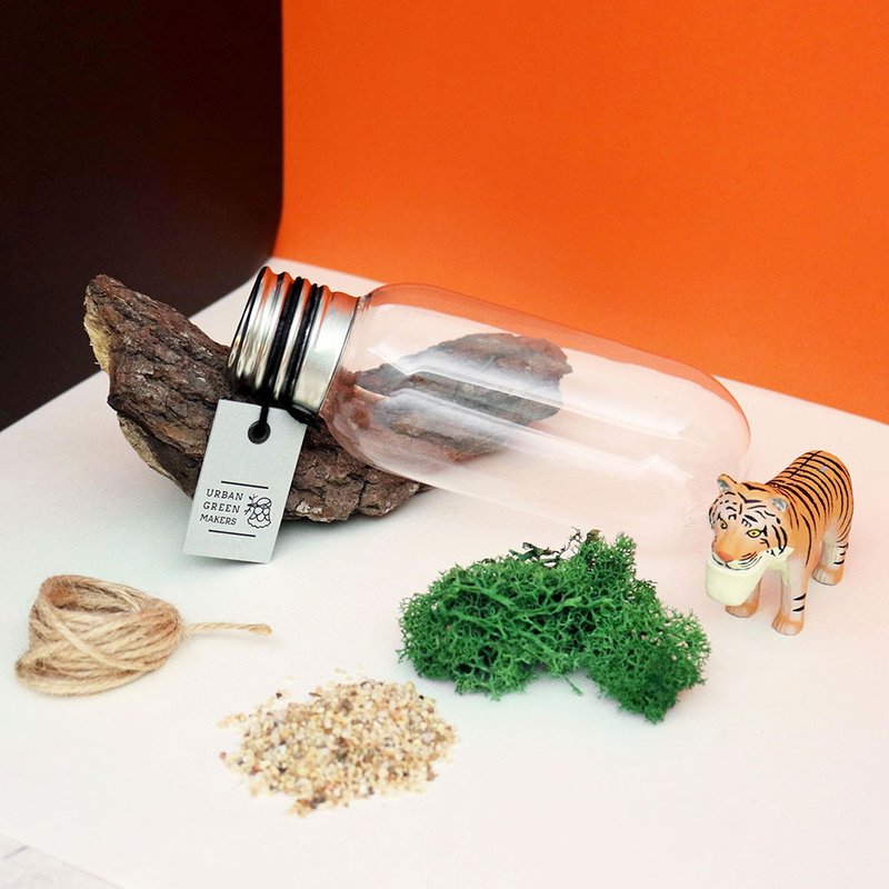 【让我自己挑选】06造型灯管 / 桌上型微造景盆栽 简易版 - 植栽 - 植物．花 