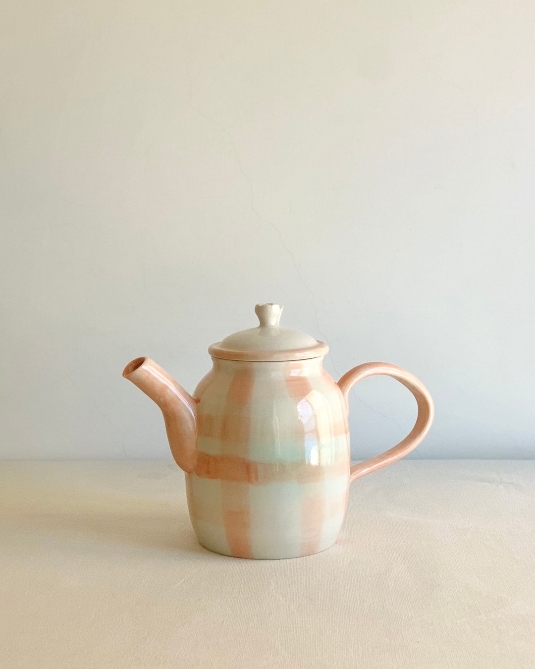蜜柑郁金香-茶壶 - 茶具/茶杯 - 瓷 橘色