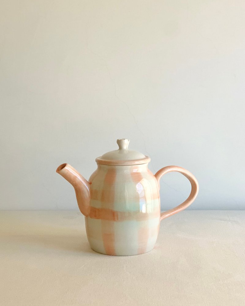 蜜柑郁金香-茶壶 - 茶具/茶杯 - 瓷 橘色