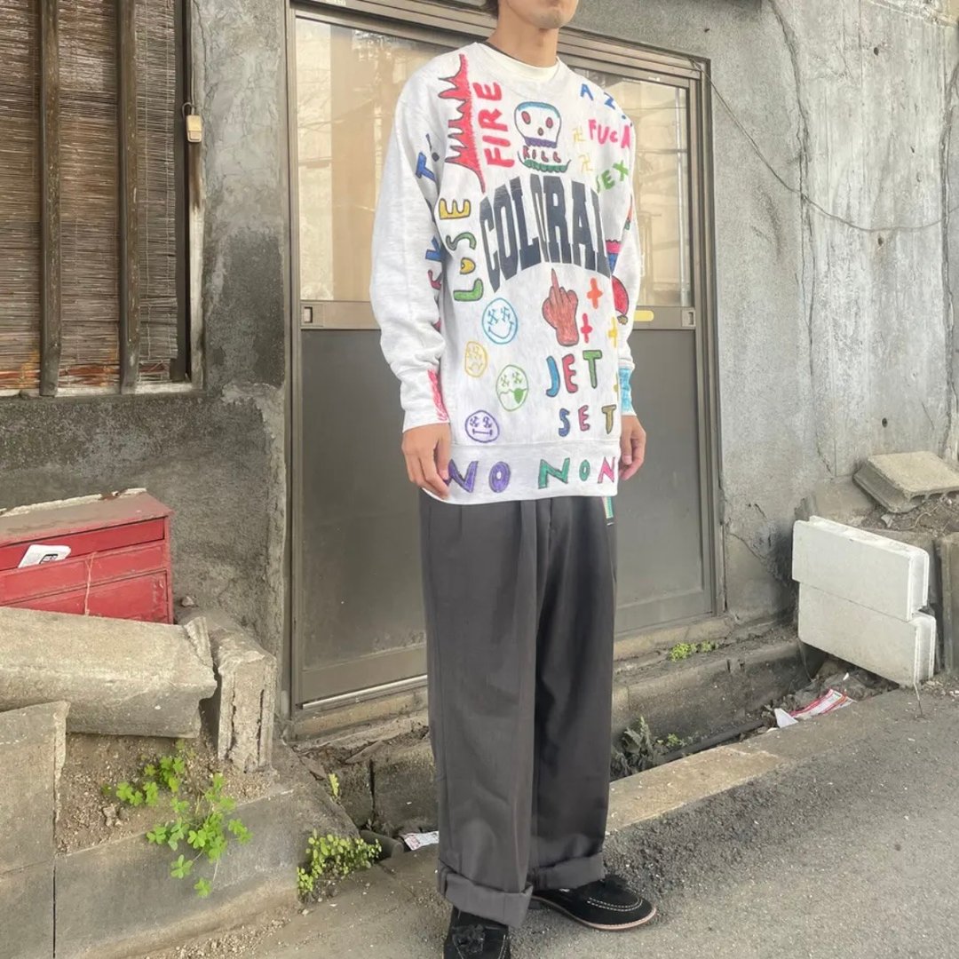 涂鸦卫衣 - 中性连帽卫衣/T 恤 - 棉．麻 