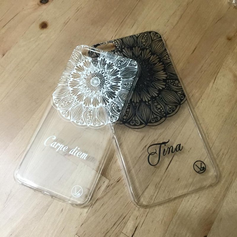 颜色/文字 定制化 – 禅绕风手机壳（透明） - 手机壳/手机套 - 塑料 多色