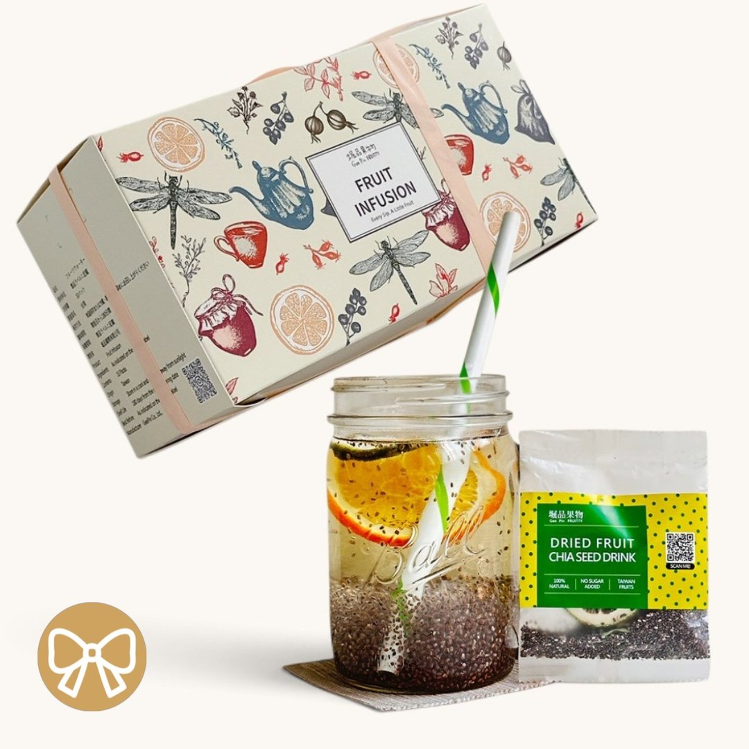 日常轻补给系 | Fruit Infusion | 水果奇亚籽风味 10 入 (果干水) - 茶 - 新鲜食材 
