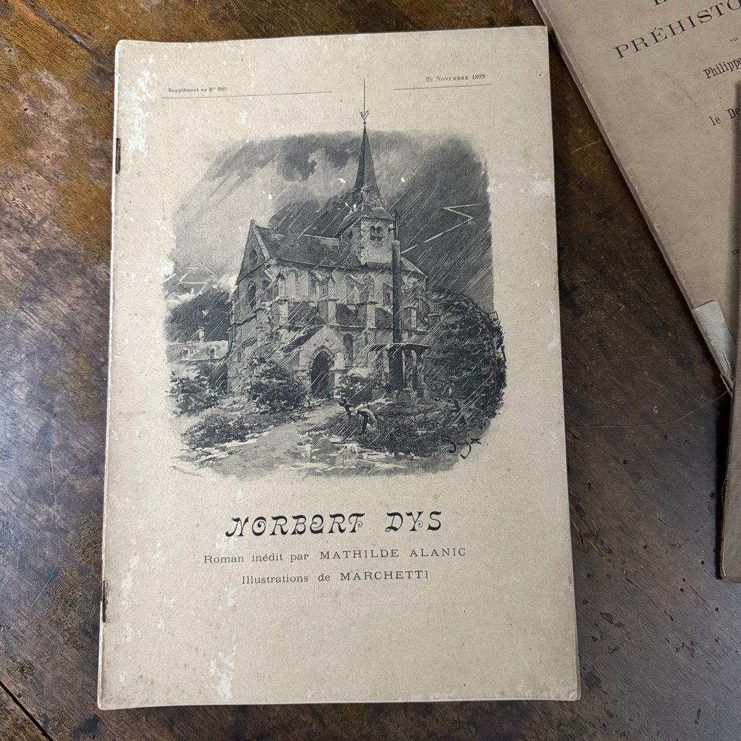 50665-珍稀1899年法国文学作品Norbert Dys - 刊物/书籍 - 纸 