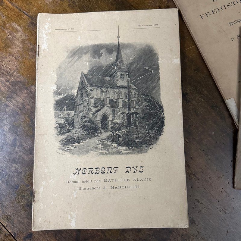 50665-珍稀1899年法国文学作品Norbert Dys - 刊物/书籍 - 纸 