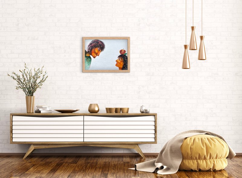 【EllishuaW】压克力画作_撒种收割 Reap and Sow - 墙贴/壁贴 - 压克力 绿色