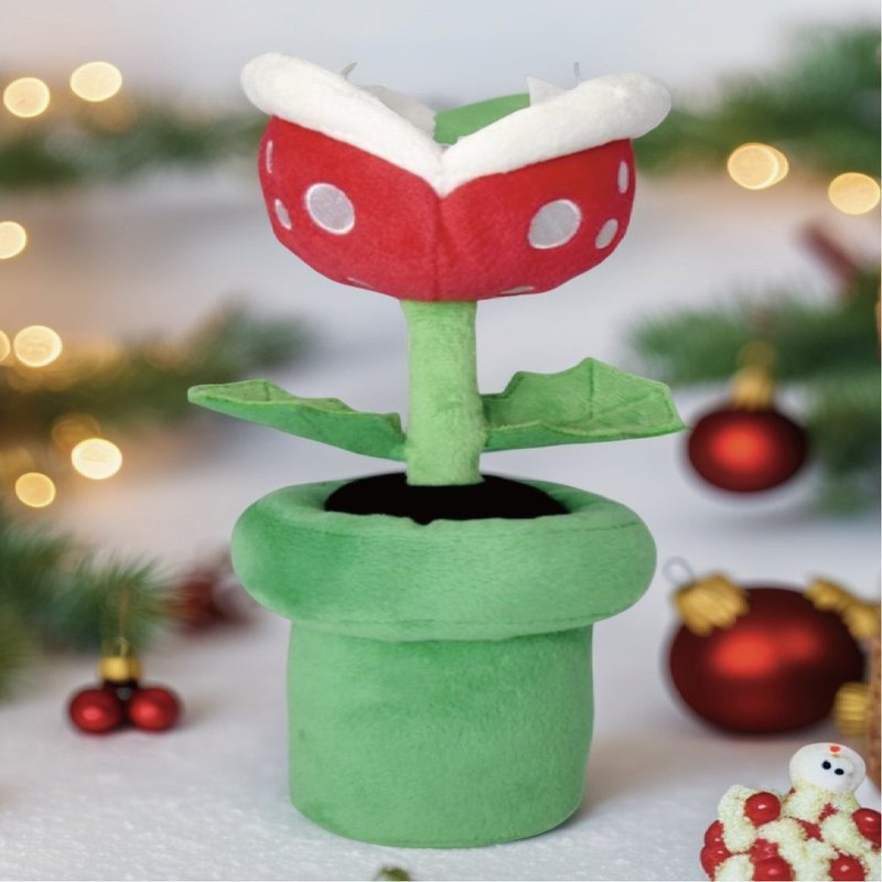 任天堂超级玛利欧 经典食人花 玛利兄弟 娃娃玩偶公仔 - S - 玩偶/公仔 - 棉．麻 