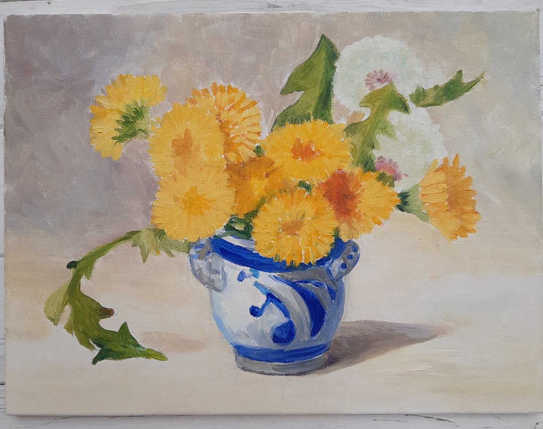 蒲公英 16*12 英寸 40*30 厘米 Andriy Stadnyk 油画静物 - 墙贴/壁贴 - 其他材质 多色