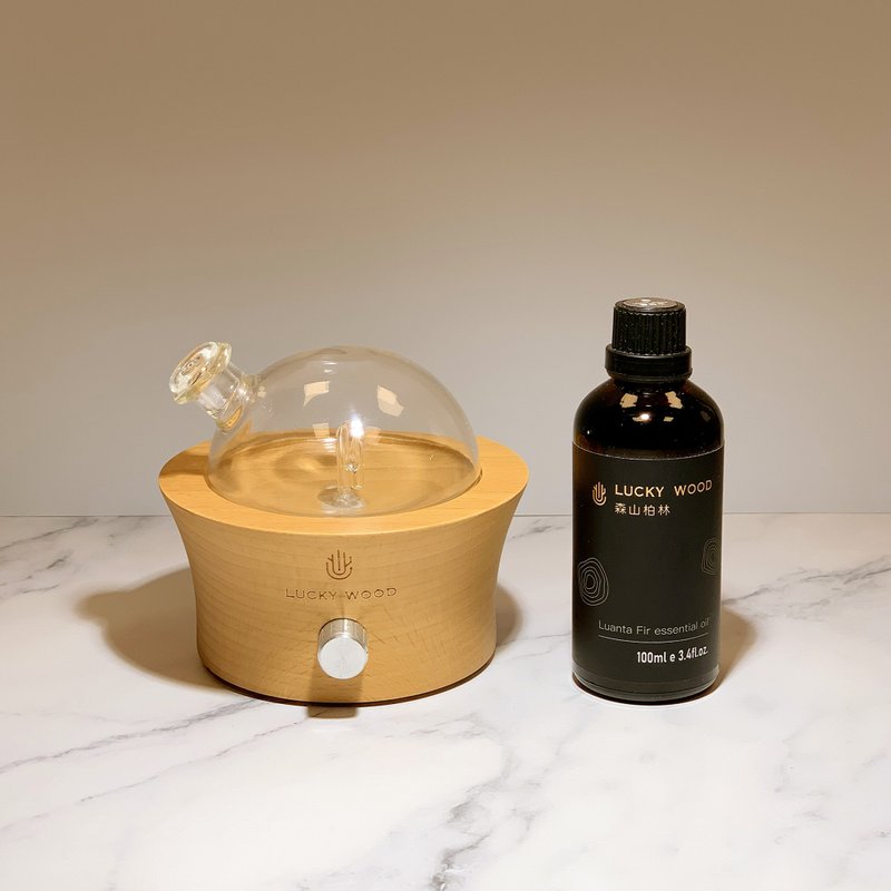 【森山柏林】香柏木精油100ml +木质扩香仪扩香组合(无须加水) - 香薰/精油/线香 - 木头 