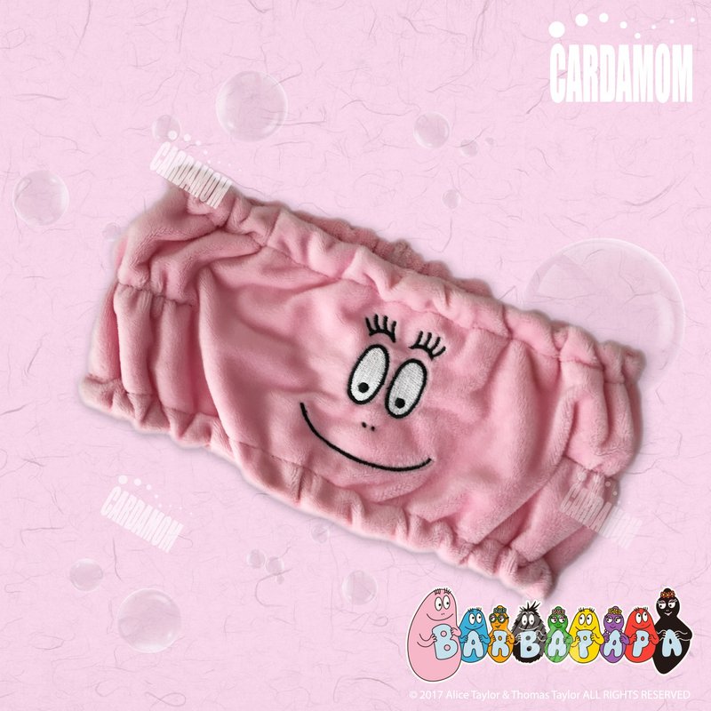 【BARBAPAPA泡泡先生】洗脸必备造型超柔毛巾布发带 - 其他 - 其他材质 粉红色