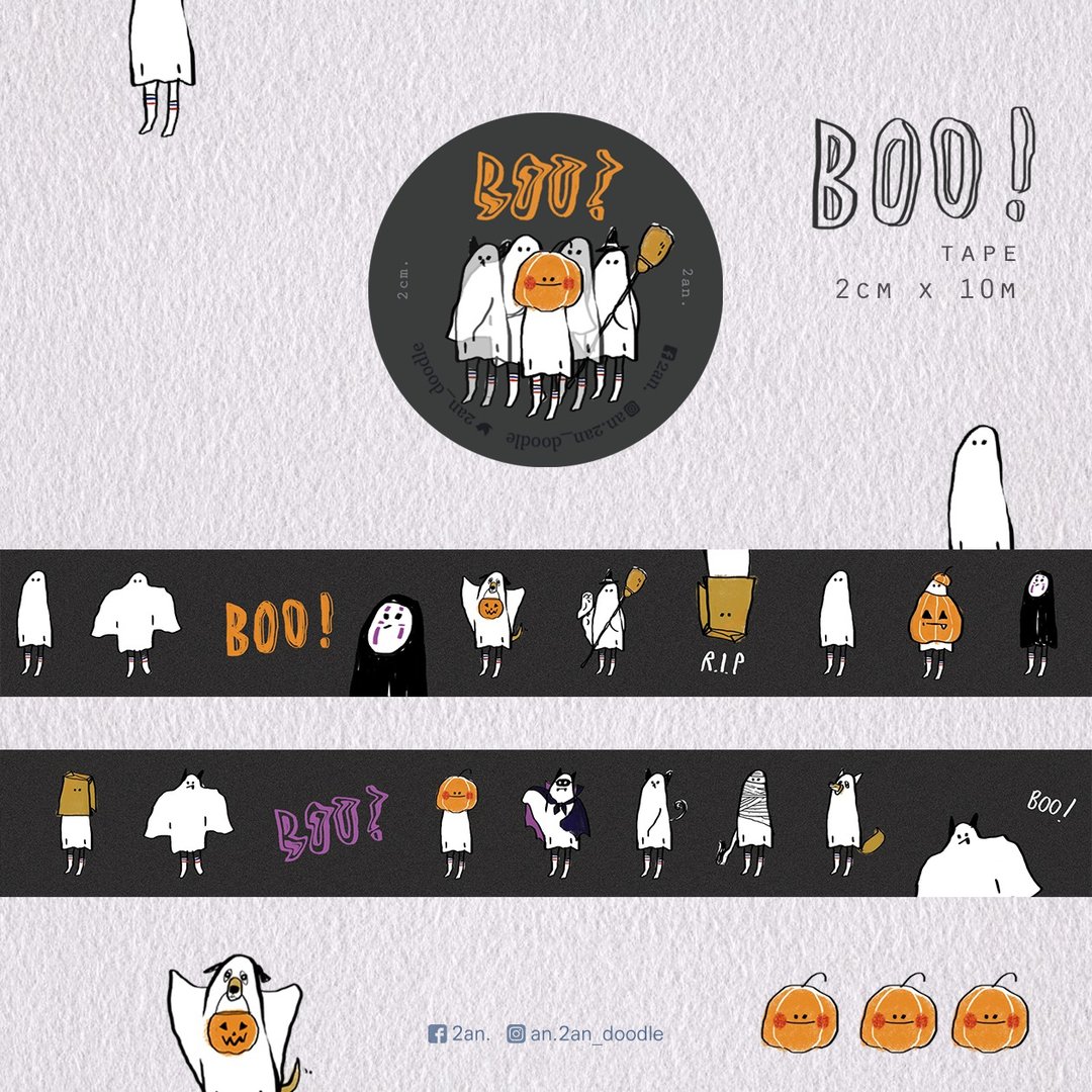 和纸胶带：Boo Boy - 纸胶带 - 纸 