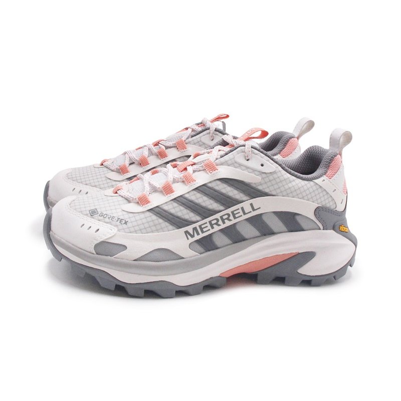 MERRELL MOAB SPEED 2 GORE-TEX抗撕裂防水登山止滑健行鞋 女灰粉 - 女款运动鞋/球鞋 - 其他材质 