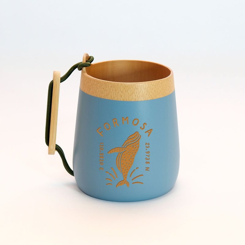 Beer Cup 元气啤酒杯(鲸鱼款) - 咖啡杯/马克杯 - 竹 卡其色