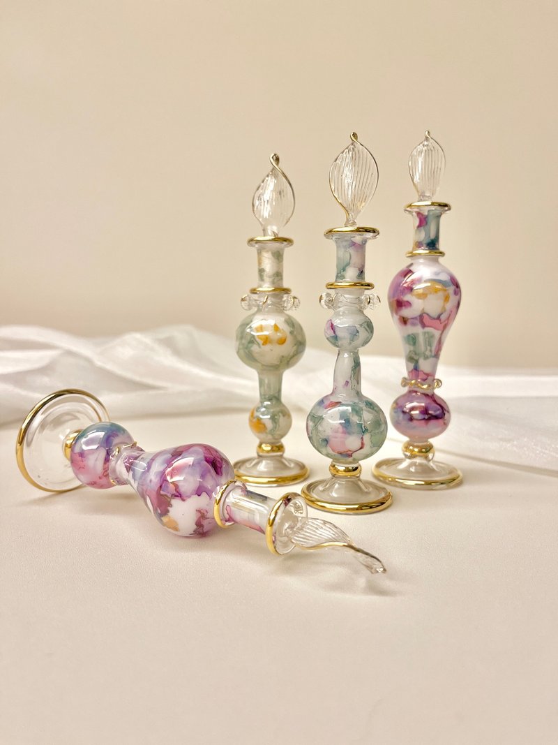 拉美西斯系列-手工埃及玻璃香水瓶/香精瓶/空瓶/盲盒-随机出货 - 香薰/精油/线香 - 玻璃 多色