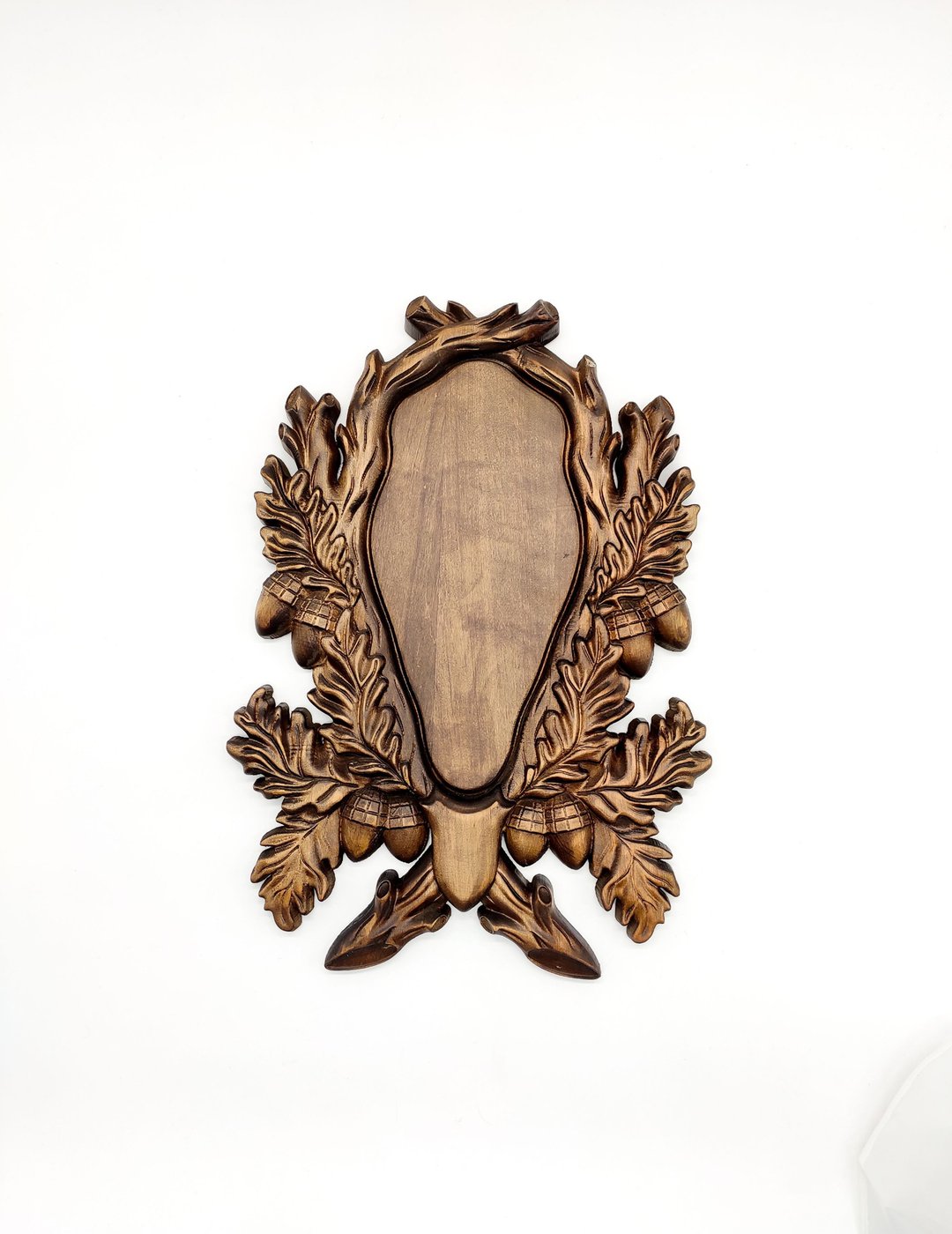 Antler Plaques, Fathers day, Plaque carved board for trophies, hunters gifts - 墙贴/壁贴 - 木头 咖啡色