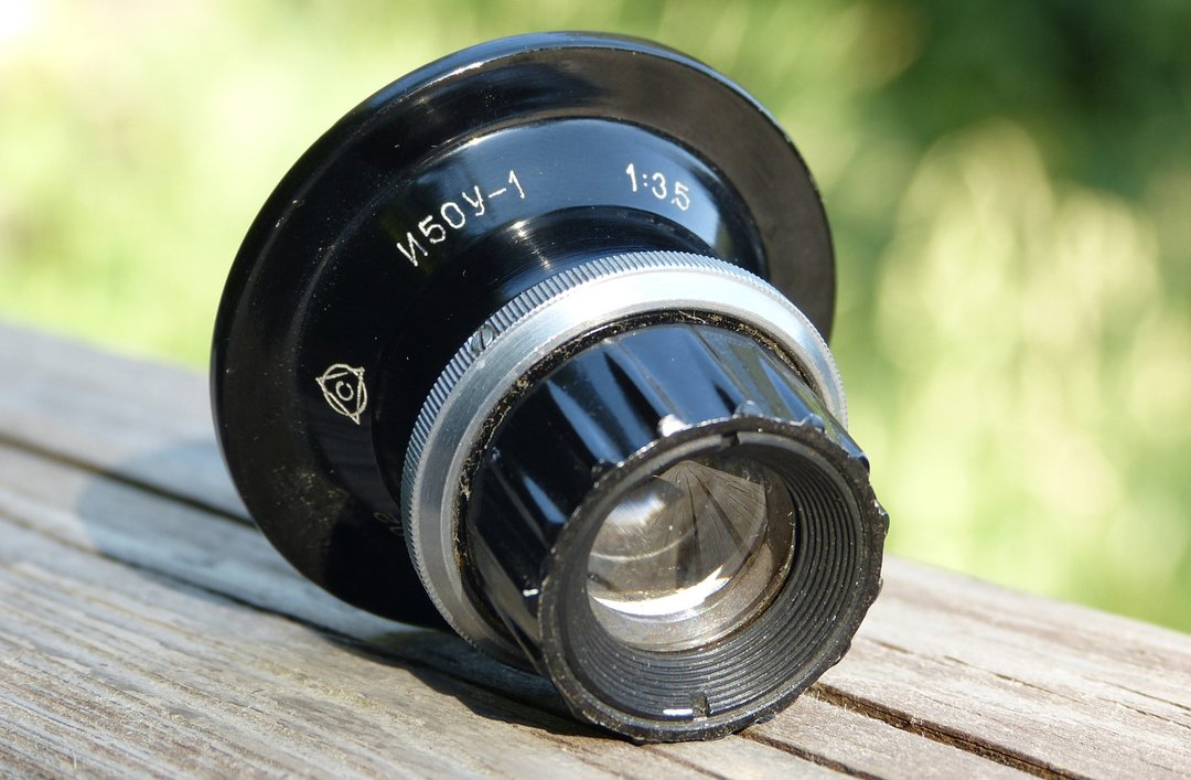 Industar 50U-1 50Y-1 苏联放大镜头 3.5/50 LZOS M39 卡口 - 相机 - 其他材质 黑色