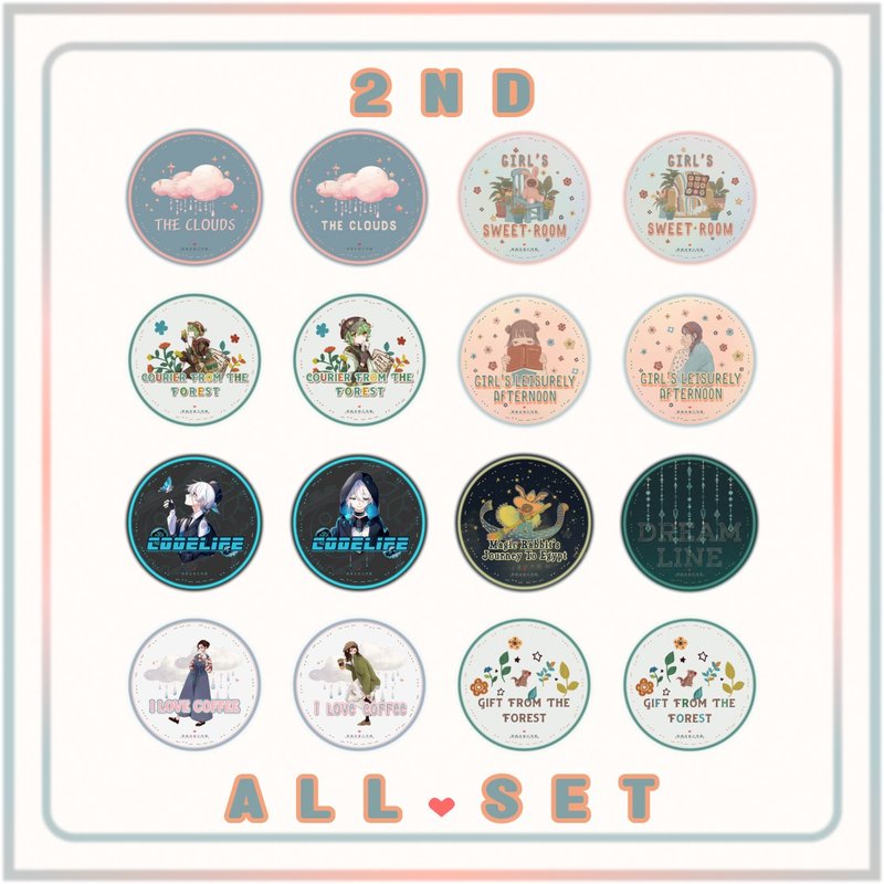 第二彈新品全套 和紙 PET 膠帶套裝 - 纸胶带 - 其他材质 多色