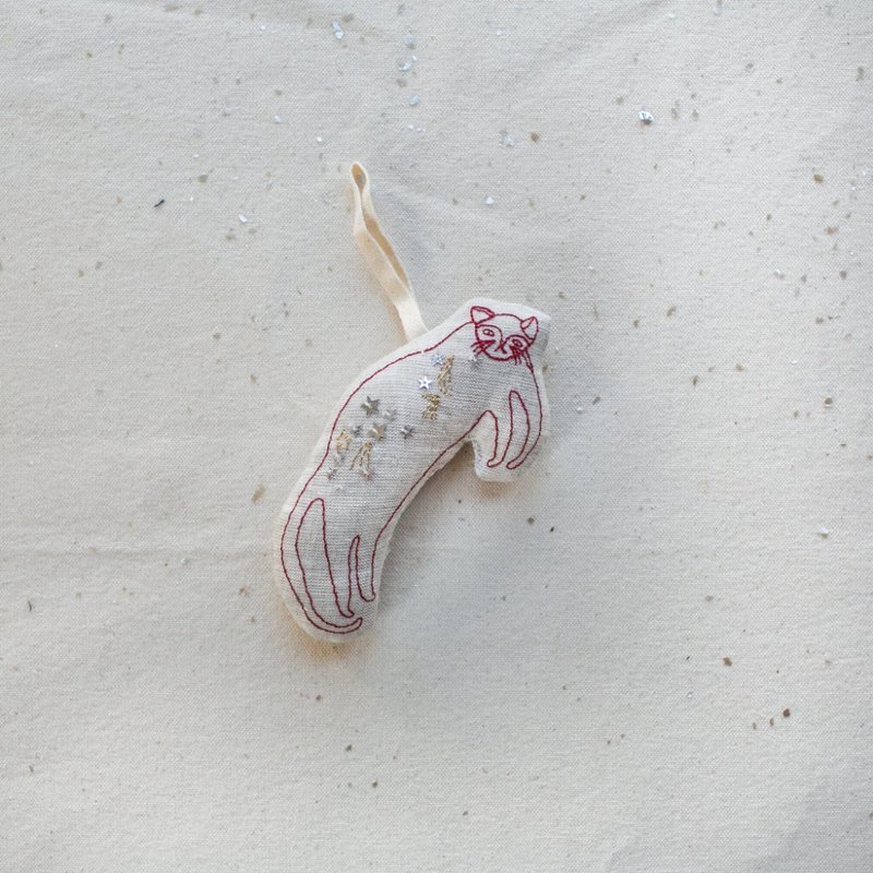 Baby Hugo Cat, Lavender Ornament 雨果猫咪 薰衣草香氛袋 - 其他 - 棉．麻 多色