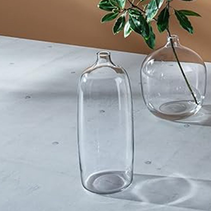 英国 LSA | Vessel 窄口花瓶 /H46cm - 花瓶/陶器 - 玻璃 透明