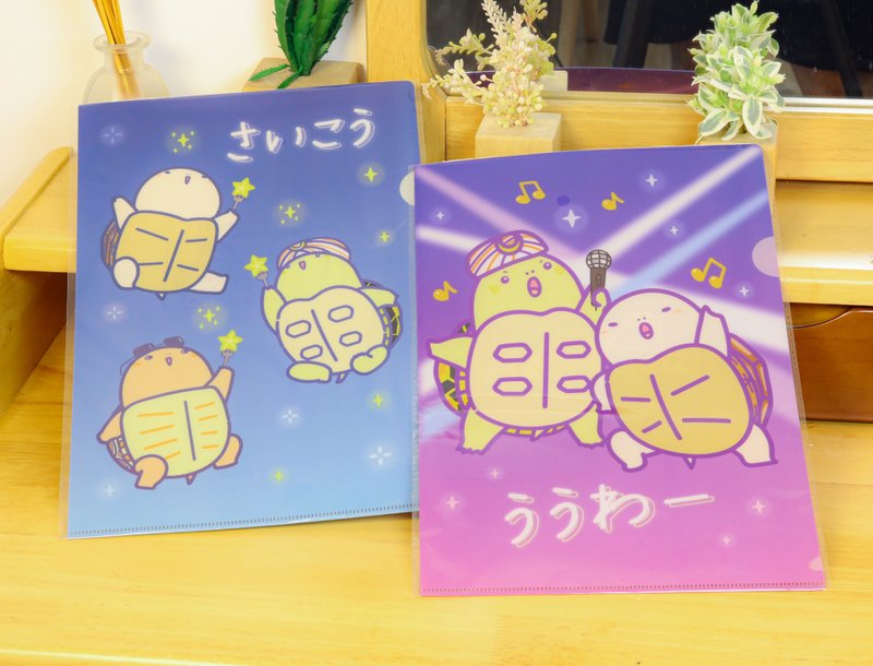 【Little B's friends】A4文件夹 - 文件夹/资料夹 - 塑料 蓝色