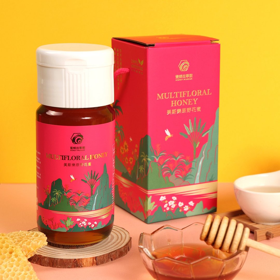 美斯乐原野花蜜700g - 蜂蜜/黑糖 - 新鲜食材 粉红色