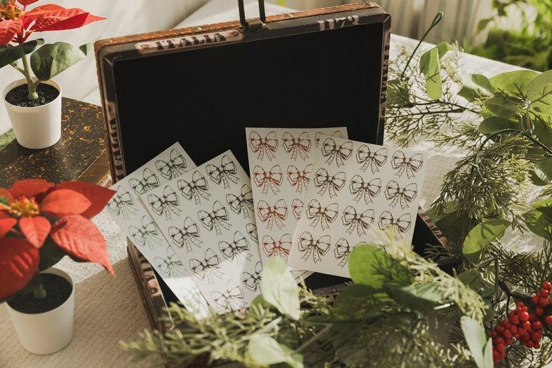 Noel Ribbon - 贴纸 - 纸 