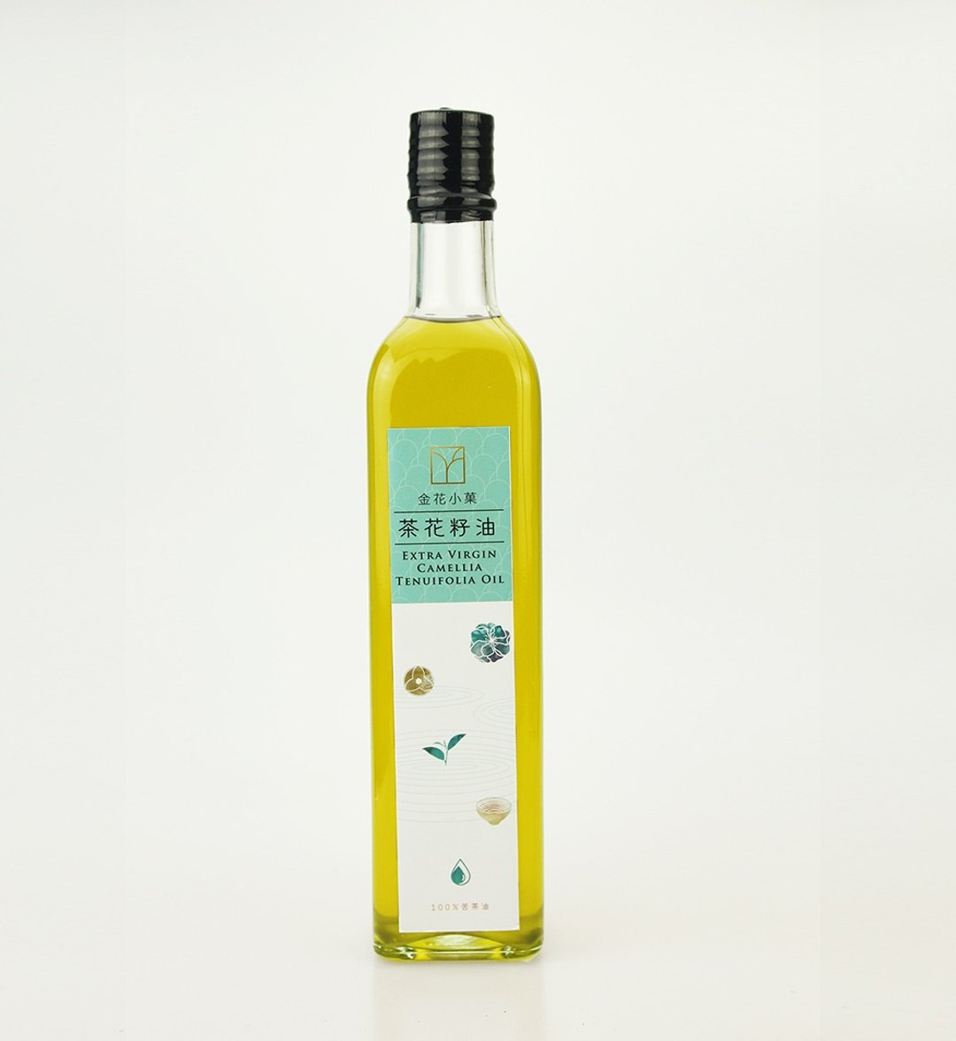 【有好食茶】金花小菓 (茶花籽油) 苦茶油 250ml - 酱料/调味料 - 玻璃 绿色