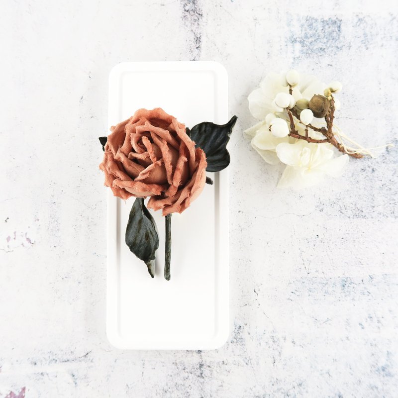 Corsage. | Corsage | Winter Rose. | Pink. - 胸花/手腕花 - 其他材质 粉红色