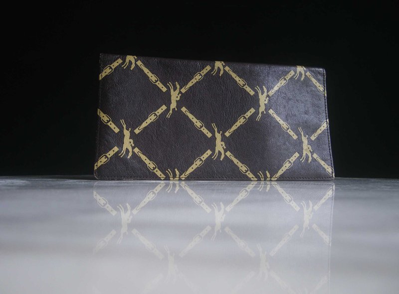 【老时光 OLD-TIME】早期二手古董包法国制LONGCHAMP长皮夹 - 皮夹/钱包 - 其他材质 多色