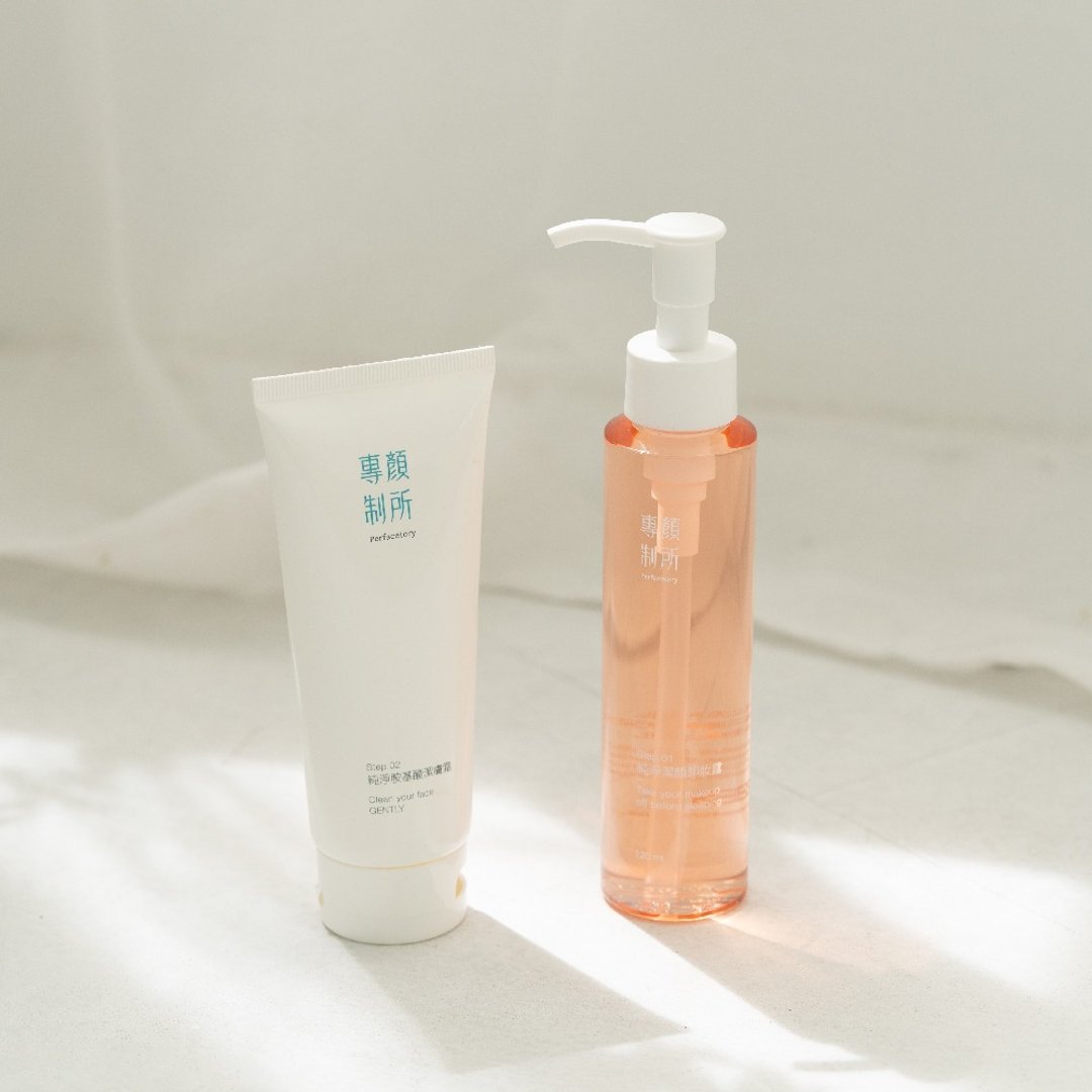 纯净清洁组合【专颜制所】卸妆露120ml + 洁肤霜100ml - 脸部清洁/卸妆用品 - 塑料 
