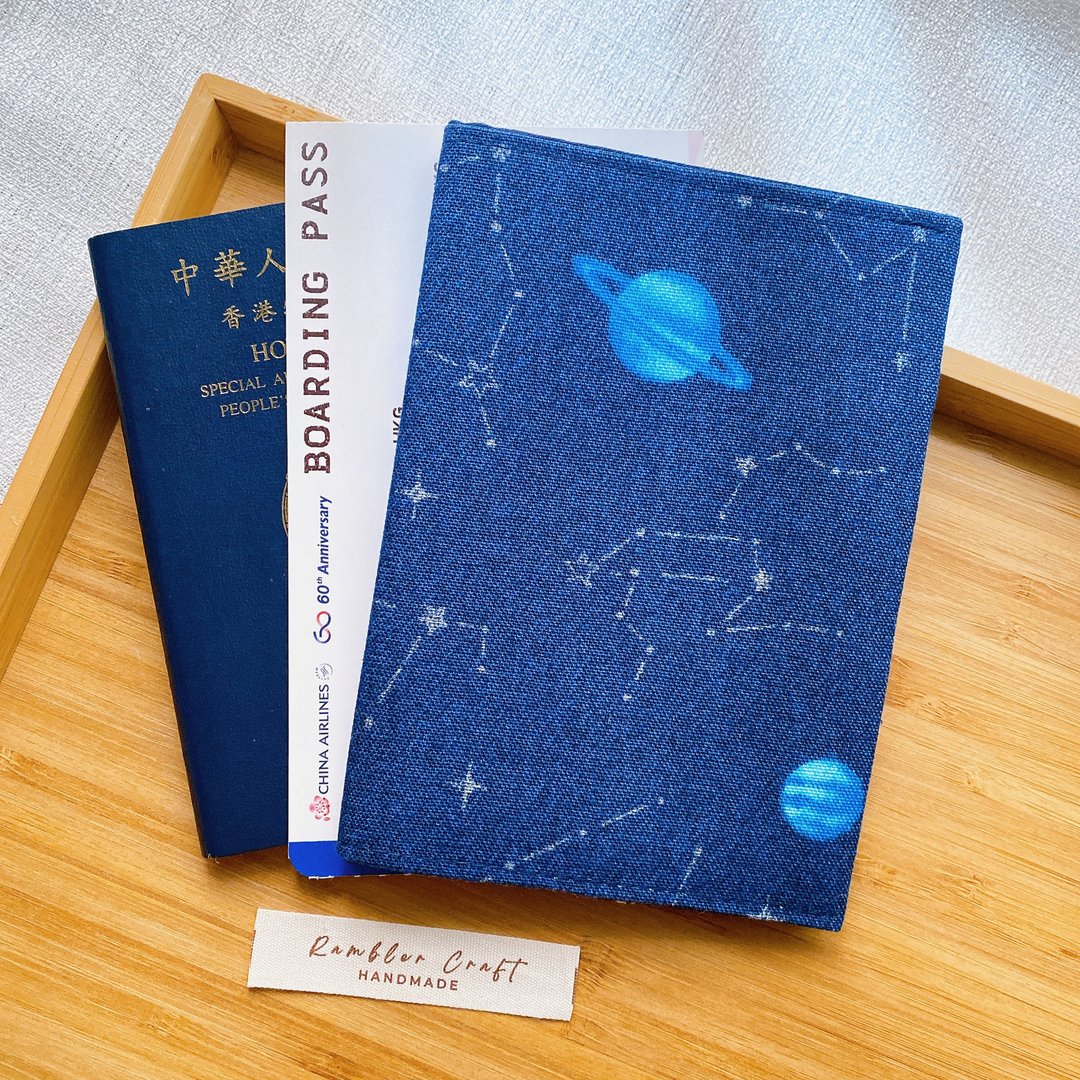 护照套 Passport Holder 护照夹 护照收纳 星空款 - 护照夹/护照套 - 棉．麻 