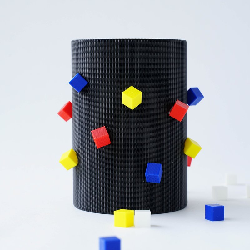 夭寿喔 这款撞色笔筒 多功能收纳盒也太杀了吧 桌面收纳神器 摆件 - 笔筒/笔座 - 其他材质 