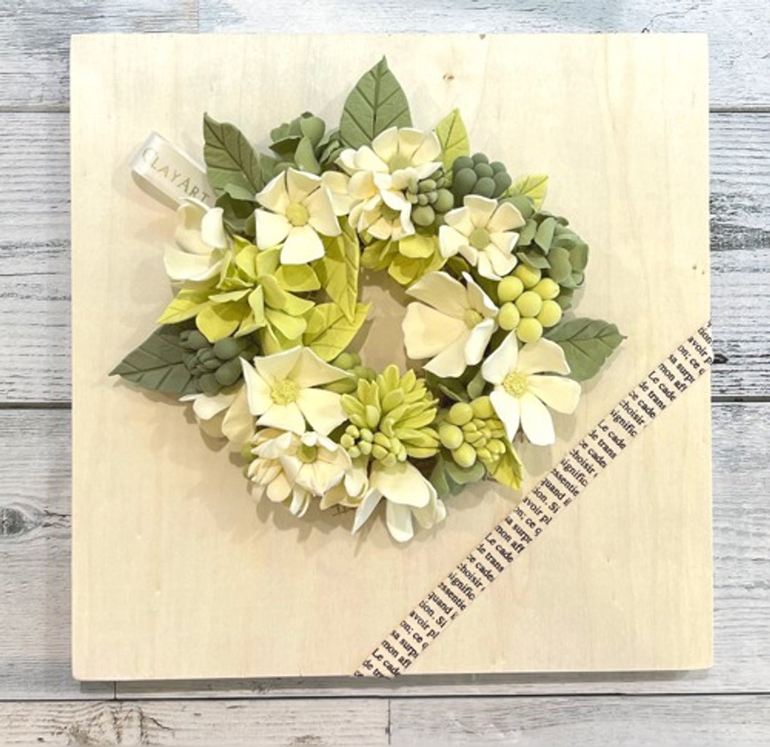 [Eternal flower] Clay art * Green gables wind * Board arrangement - 植栽/盆栽 - 陶 