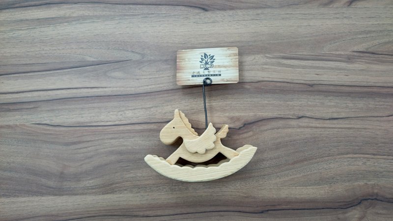 小飞马留言夹 // 安心出货SOP - 文件夹/资料夹 - 木头 多色