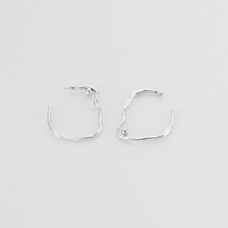 colorful 多采多姿 - 耳环/耳夹 - 纯银 