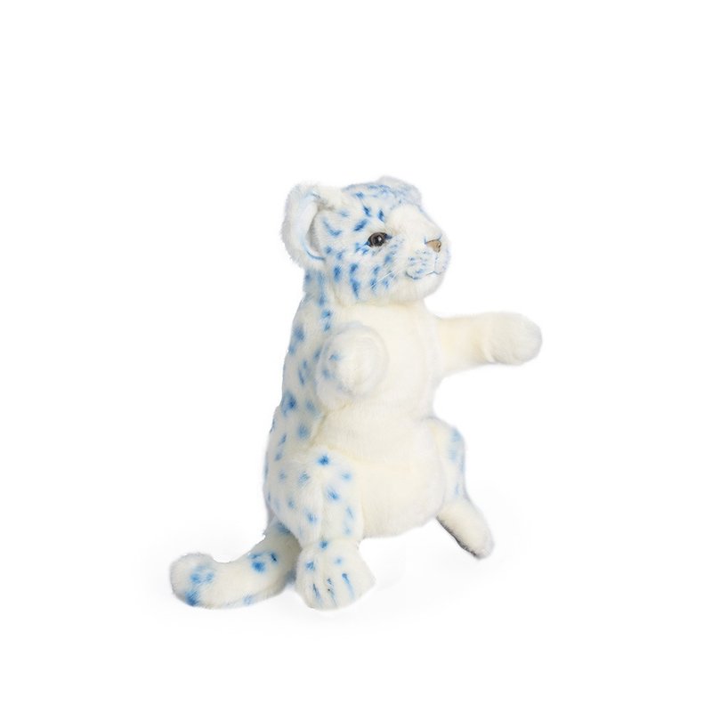 Hansa 7779-雪豹手偶32厘米高(蓝色) - 玩偶/公仔 - 环保材料 蓝色