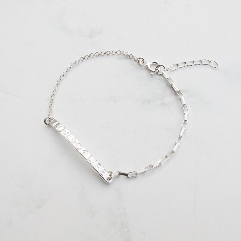 DIY手工银饰教学卷 | 文化币可 |敲敲话  女生款纯银手链 | 大员 - 金工/饰品 - 纯银 