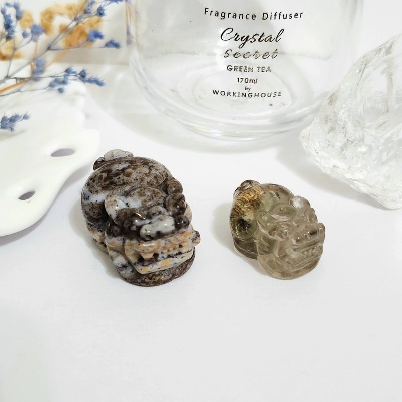 海洋碧玉貔貅/四季幽灵貔貅 - 摆饰 - 水晶 咖啡色