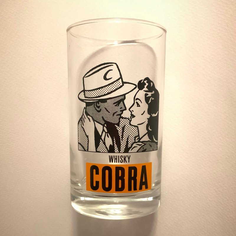 日本 昭和 三得利 Suntory Whisky 威士忌杯 水杯 玻璃杯 复古 美 - 酒杯/酒器 - 玻璃 多色