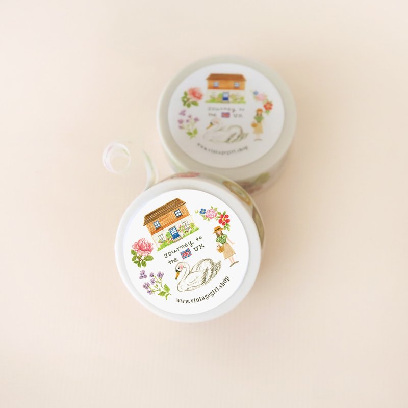 英伦旅记和纸胶带 – 英伦旅行插画和纸胶带 - 纸胶带 - 纸 多色