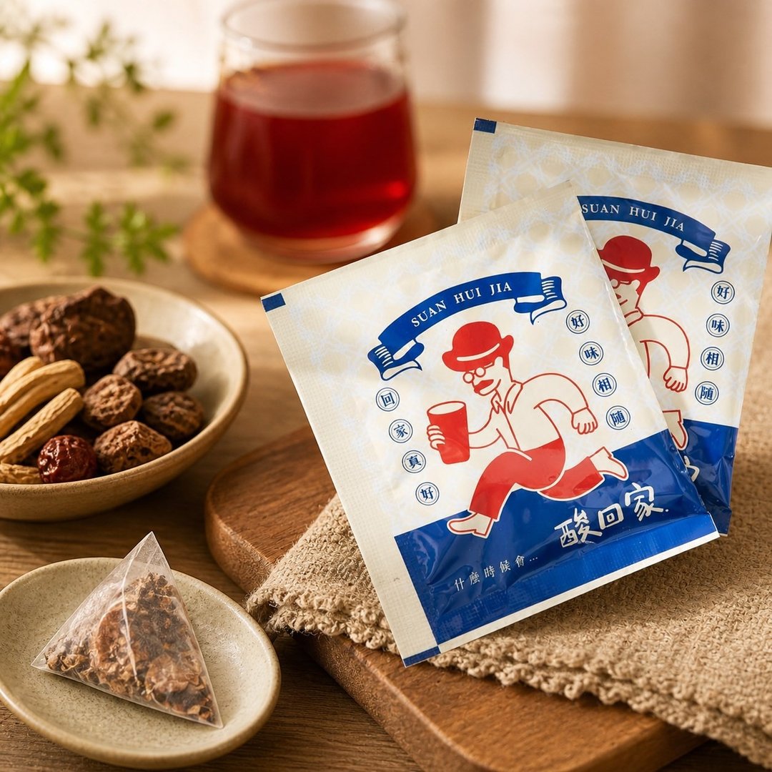 酸回家 梅汤茶包 2 盒组 每盒 5 入 每包 9g - 茶 - 植物．花 红色