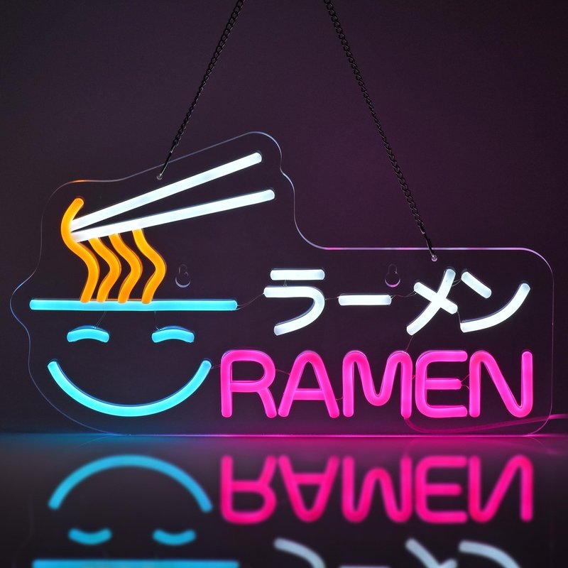 RAMEN 霓虹灯 面馆霓虹装饰灯 店铺招牌Neon Sign Logo客制 - 灯具/灯饰 - 压克力 透明