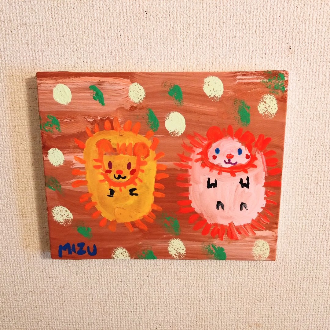 独一无二的绘画《荆棘刺猬的好朋友》 - 海报/装饰画/版画 - 其他材质 