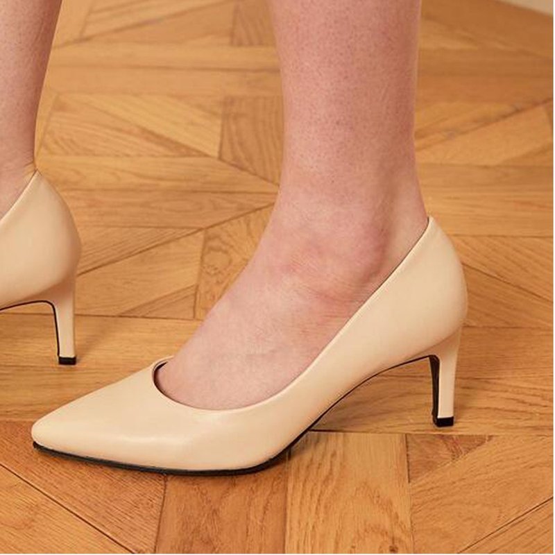 PRE-ORDER SPUR 高跟鞋 SS8015 (Light Beige) - 其他女款皮鞋 - 其他材质 