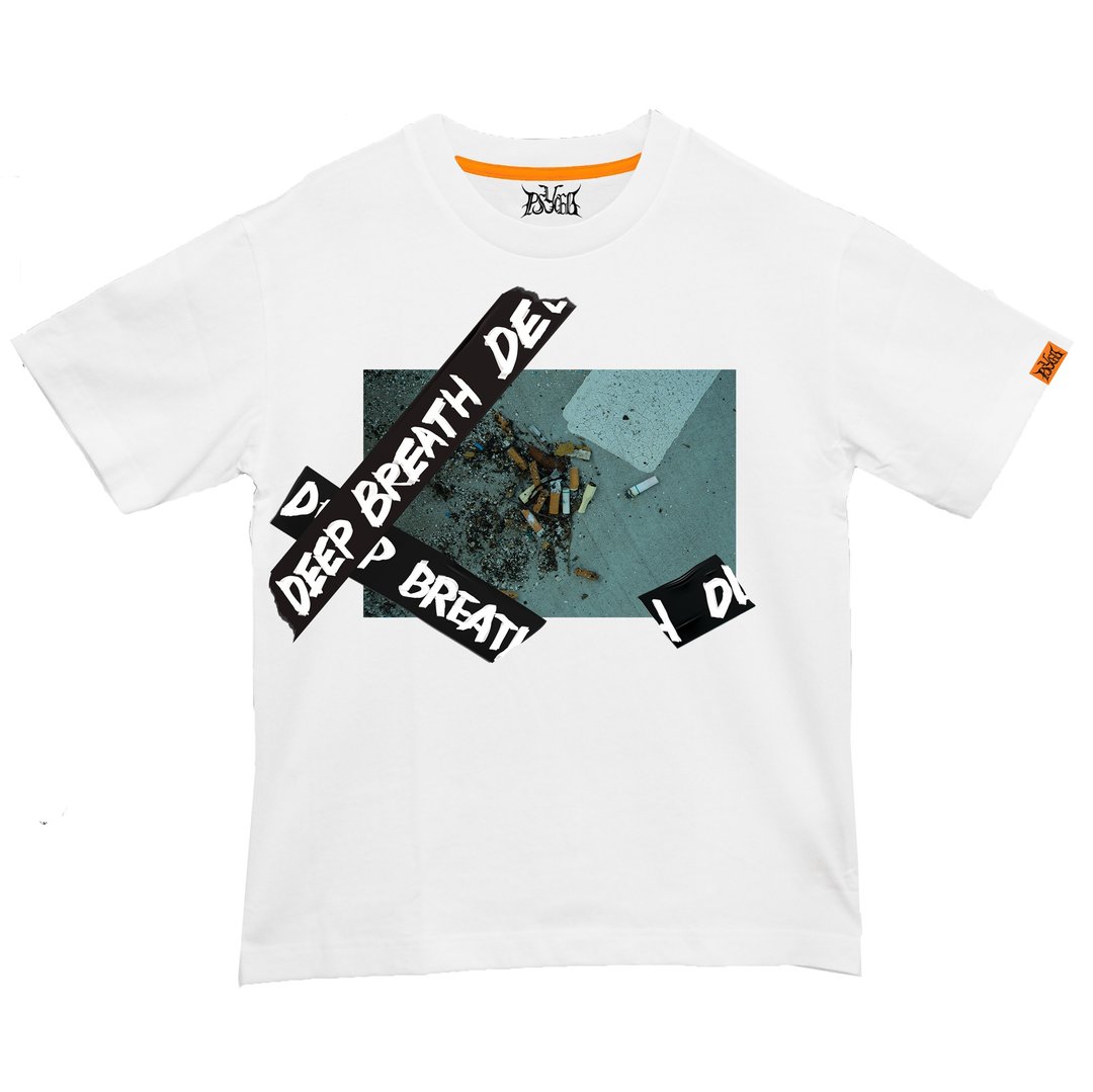 深呼吸  220gsm全有机棉Tee - 男装上衣/T 恤 - 棉 