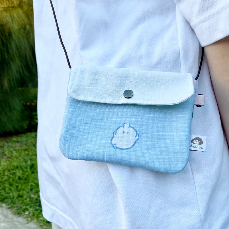 收纳小包 - 白淋鼠 - 零钱包 - 防水材质 蓝色