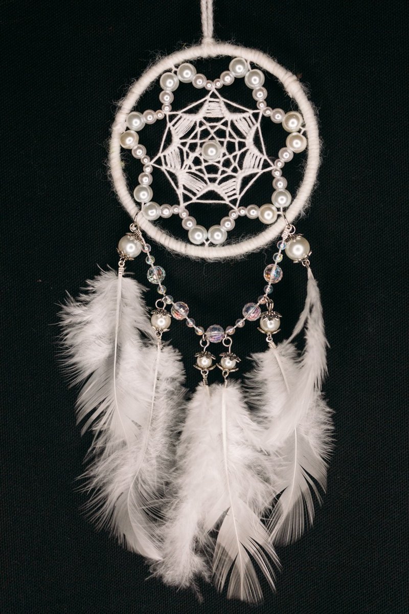 纯手工捕梦网 Handmade Dreamcatcher－【白星】 - 摆饰 - 其他材质 白色