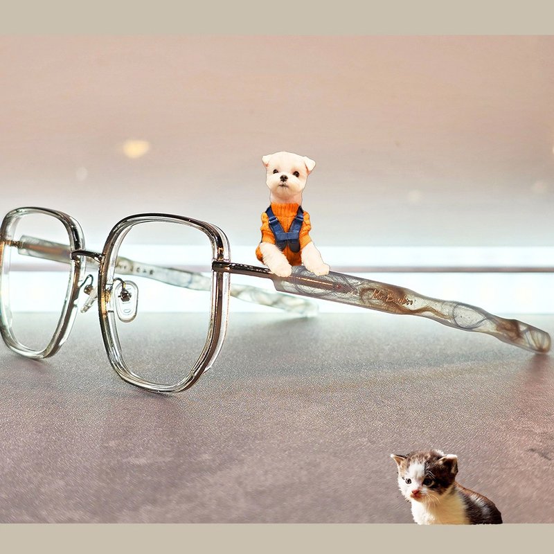 帅镜_鼻梁上的毛孩工艺 (把宠物毛发 溶入手工眼镜) / 款式多色 - 眼镜/眼镜框 - 防水材质 