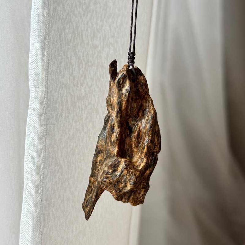 沉香吊坠 芽庄沉香 天然 可定制 - 项链 - 木头 