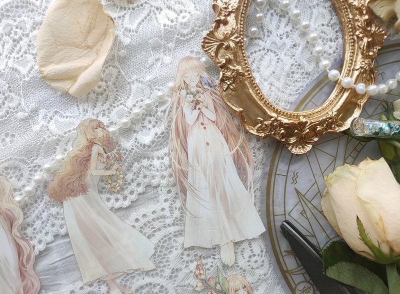 寧芙2 經典復刻 PET 紙膠帶 台灣製 (墨魚太太) - 纸胶带 - 其他材质 多色