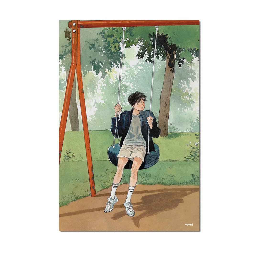明信片 / Swing - Male / NOMA - 卡片/明信片 - 纸 